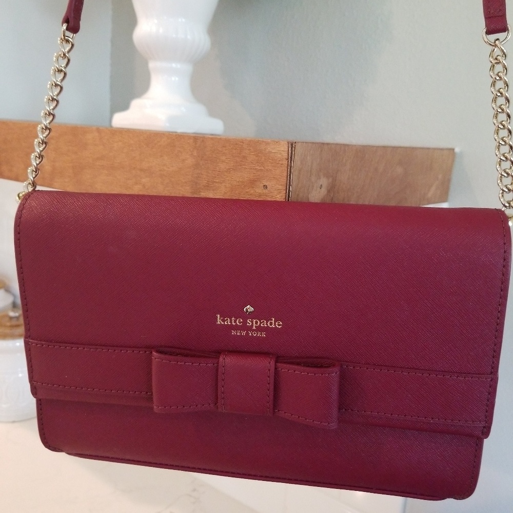 SOLD Spade Veronique Kirk Park Saffiano Crossbody - Picture 3 of 8